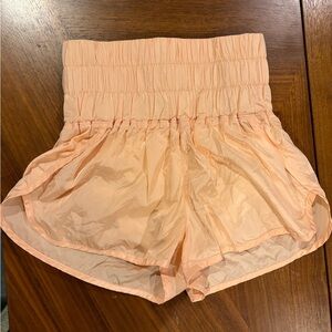 FP Movement by Free People High Waist Peach Shorts